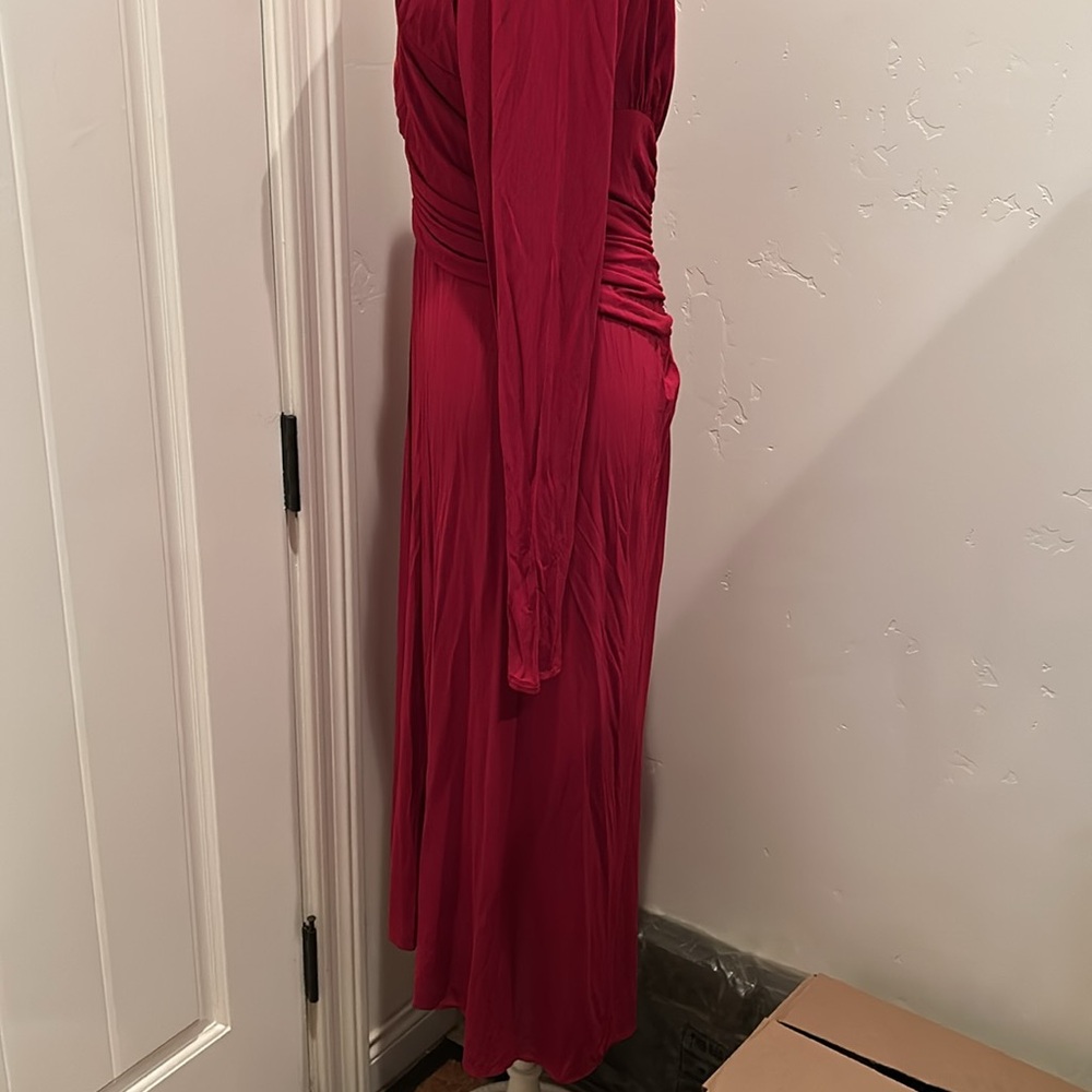 Isabel Marant Robe Jinelima Raspberry Dress - Picture 5 of 12